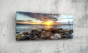 Sunset and Beach View 92x36cm Glass Table Glass Painting Printing Glass Table
Sunset and Beach View 92x36cm Glass Table Glass Painting Printing Glass Table