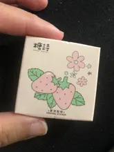 Mohamm-pegatinas Kawaii de la serie Flavor de fresa en caja, planificador de álbumes de recortes, papelería, diario japonés, pegatinas