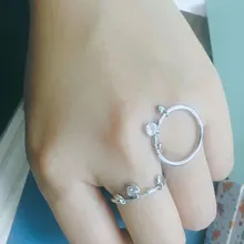 LEKANI 925 de plata esterlina brillante corazón Cubic Zirconia anillo hembra para las mujeres boda joyería de compromiso 2020 de moda regalos