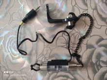 Colgador de alarma de mordedura de Pesca de carpa de hierro, Indicador luminoso LED, accesorios de herramientas de pesca duraderos