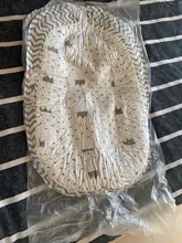 Cama nido portátil para bebé recién nacido, cuna de viaje, tumbona de bebé, parachoques con cojín de almohada