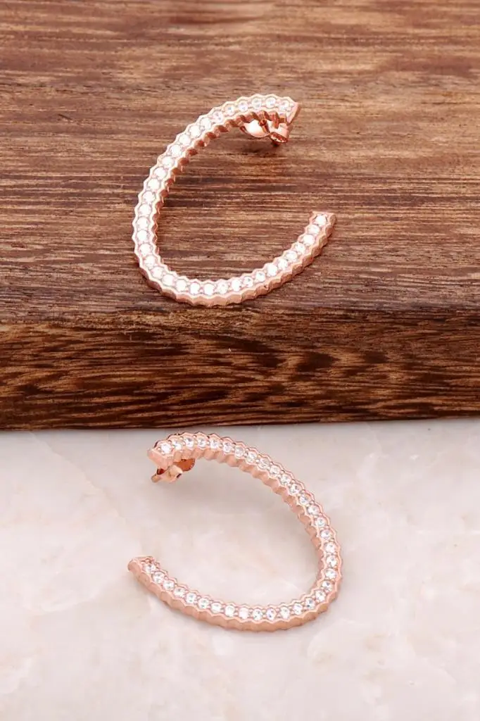 Zircon Stone Waterway Ros Silver Earring 1950 High Quality Hand Made Original Filigree Silver Jewellery Gift for Women
Zircon Stone Waterway Ros Silver Earring 1950 High Quality Hand Made Original Filigree Silver Jewellery Gift for Women