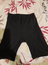 Pantalones cortos finos de cintura alta para mujer, Shorts de motorista informales, ajustados hasta la rodilla, color negro, ropa de calle