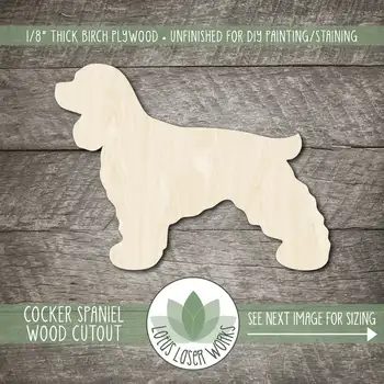 Wood Cocker Spaniel Shape, Blank Wood Craft Embellishments, Wooden Cocker Spaniel Cutout, Wood Dog Shapes
Wood Cocker Spaniel Shape, Blank Wood Craft Embellishments, Wooden Cocker Spaniel Cutout, Wood Dog Shapes