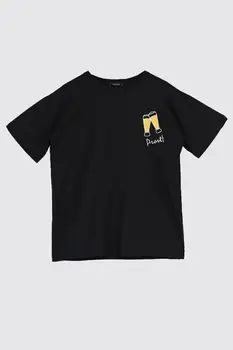 Trendyol Embroidered Boyfriend Knitted T-Shirt TWOSS20TS1568 
Trendyol Embroidered Boyfriend Knitted T-Shirt TWOSS20TS1568