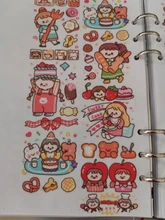 Kawaii Sweet Warehouse-Cinta adhesiva decorativa, pegatina de colección de recortes, papelería japonesa