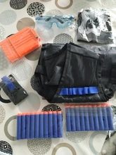 Kit de chaleco táctico para niños, juego al aire libre, soporte para chaleco, serie Nerf n-strike Elite, accesorios