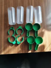 Alimentador de aves, bebedero para mascotas, Clip para equipo agrícola, tamaño: M, 4 unids/lote