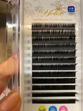 Yelix L Curl extensiones de pestañas 8-15mm mezcla de mate de visón pestañas extensión individuales pestañas L +/LU/M rizo maquillaje pestañas falsas