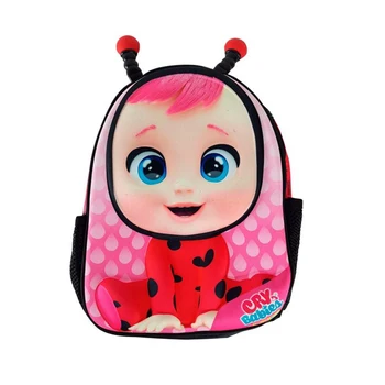 BEBES weeping LALA and LADY backpack 3D characterized 29CM 
BEBES weeping LALA and LADY backpack 3D characterized 29CM
