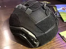 Mulitcam-casco antibalas de corte alto para hombre, gorra con cuerda elástica para militar táctico