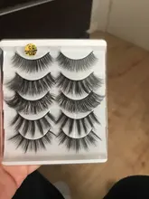 Pestañas postizas hechas a mano 3D, pelo suave de visón, extensión de pestañas postizas, maquillaje largo Natural, 5 pares, suministros de herramientas