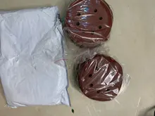 Alguien nuevo 10 unids/set 125mm 5 /5 pulgadas discos de lijado 8 agujeros papel de lija almohadillas de gancho y bucle abrasivo sander papel para herramientas de pulido