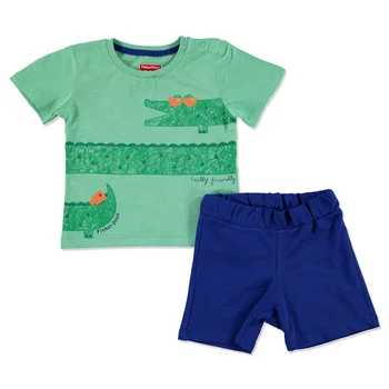 ebebek Fisher Price Summer Baby Boy Crocodile T-shirt Short Set 
ebebek Fisher Price Summer Baby Boy Crocodile T-shirt Short Set