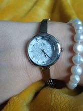 Relojes de pulsera de acero inoxidable para mujer, pulsera femenina de cuarzo, de lujo, dorado y plateado, 2019