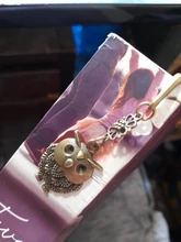 Marcapáginas de Metal para libros, diseño con animales, Retro, creativo, para estudiantes de escuela, Vintage, hermoso regalo, 813