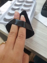 Esponjilla en polvo triangular de terciopelo, 1/2 Uds., Mini esponja de Maquillaje facial, cosmética, suave, de algodón, para cara, lavable, ligera