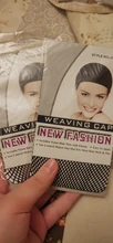 2 unids/lote pelo de Nylon neto de buena calidad del pelo de la peluca de las redes con elástico nueva moda redecilla malla para peluca tapones para las mujeres de composición abierta peluca Cap