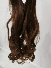 Extensiones de cabello de Halo ondulado, 12, 14, 16 y 18 pulgadas, sin Clip, en Rubio degradado, Negro, Rosa, sintético, Natural, oculto, secreto, pieza de cabello falso