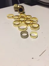 Ferrule-Hole Compression-Union-Fitting Brass Water-Gas-Oil 10 8 for Assembly-Sleeve 12-15