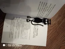 Marcapáginas estéreo 3D creativo, marcador animales de dibujos animados, Gato Kawaii, marcapáginas con Panda de páginas