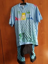 Fluo-Conjunto de Jersey de Ciclismo para hombre, Ropa de verano para bicicleta de montaña, Culotte, color verde, 2021