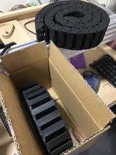 Cadenas de arrastre para cables de plástico, 7x7, con conectores de extremos, transmisión de puente de remolque, 10x20, 15x30, 40 y 50