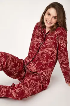 Happiness ist. Women's Pattern Bottom Top Knitted Pajamas Set
Happiness ist. Women's Pattern Bottom Top Knitted Pajamas Set