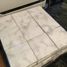 Caja de joyería de mármol, collar, pulsera, anillos, caja de exhibición de embalaje de cartón, regalos, organizador de almacenamiento colgante, rectángulo/cuadrado