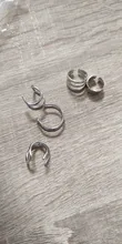 3 uds moda Simple liso puños de oído pendientes de Clip pendientes largos aretes pendientes para las mujeres sin Piercing falso cartílago pendientes de joyas de regalo