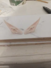 Muñeca icy juguete orejas juguete blanco natural bronceado piel oscura y súper negro, sólo orejas no muñeca