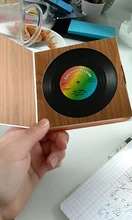 Drink Coaster Table-Mats Nonslip-Pads Coffee-Mug-Cup Vinyl Record Heat-Resistant Creative
