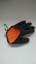 Guantes antideslizantes de látex para pesca, protectores de mano antideslizantes con cierre magnético para pescar, 1 unidad