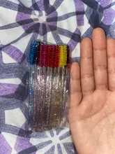 Pinceles para rímel desechables, varitas aplicadores con cepillo redondeado para maquillaje y extensiones de pestañas, pinceles cosméticos, accesorios de maquillaje