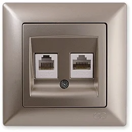 PnpnElectrıc Gns Visage Ambiance Metallic Beige Data + Numerical Socket (RJ45 Cat5 + Cat3) Data + Telephone Socket
PnpnElectrıc Gns Visage Ambiance Metallic Beige Data + Numerical Socket (RJ45 Cat5 + Cat3) Data + Telephone Socket