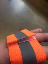 Bandas reflectantes elásticas para brazo, pierna y correas de tobillo, reflectantes de seguridad, cintas de correa para correr por la noche, caminar y ciclismo