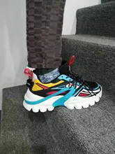 Zapatillas de deporte de alta calidad para hombre, zapatos de correr a la moda, gruesas, informales, de talla grande 45 46, para verano, 2021