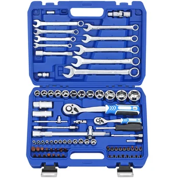 SATAGOOD Set of tools 82 subjects Tools Set of hand tools auto repair tool hand tools car tools car tool kit auto tool head set
SATAGOOD Set of tools 82 subjects Tools Set of hand tools auto repair tool hand tools car tools car tool kit auto tool head set