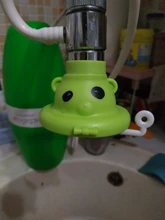 360 grados de rotación de dibujos animados agua coladores de cocina grifo agua pulverizadores calidad coladores de ahorro de agua del grifo