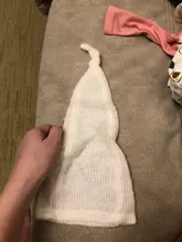 Accesorios para fotografías de recién nacidos de 0M-3M, punto de pie, botón de una pieza, colores sólidos, cola larga, gorra anudada, disfraz fotográfico de dos piezas