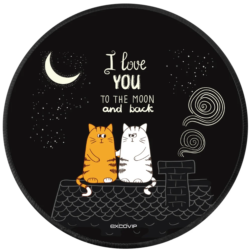 EXCO Gaming Mouse Pad Round Gamer Mousepad Cartoon Cat Rubber Office Mouse Mat Waterproof Non-slip Computer Mouse Mat 220*220 mm
EXCO Gaming Mouse Pad Round Gamer Mousepad Cartoon Cat Rubber Office Mouse Mat Waterproof Non-slip Computer Mouse Mat 220*220 mm