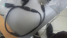 1 hembra a 2 del divisor macho de Cable de enchufe de 2,1*5,5 Mm divisor de energía Dc Cable de enchufe de 12V para Cctv cámara de vigilancia A7
