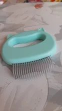 Peine de masaje para perros de Gato, peine de concha, depilación, cepillo de limpieza, aseo multifunción para mascotas, suministros para perros, 1 unidad
