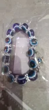 De moda de Color de plata azul de mal de ojo Hamsa la mano de Fátima Palm pulseras para las mujeres de la pulsera del encanto de estilo étnico joyería hecha a mano