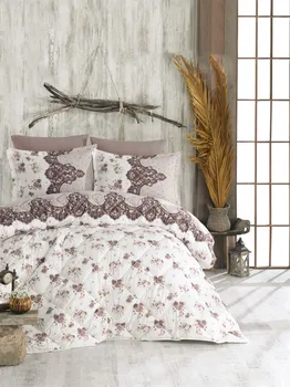 Multicolored Quilt and Duvet Cover Set 100% Cotton Made Double Romantic Sleep Set ANDORRA COFFEE
Multicolored Quilt and Duvet Cover Set 100% Cotton Made Double Romantic Sleep Set ANDORRA COFFEE