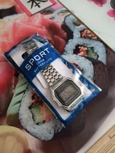 Reloj de correa de acero F91W para mujer, Digital, LED, Vintage, deportivo, militar, electrónico, regalo de San Valentín