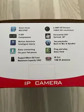 HFWS-Cámara de Videovigilancia Ip con Wifi, 1080P, 2MP, inalámbrica, Cctv, infrarroja, visión nocturna, para interior