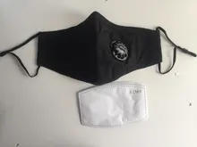 Mascarilla facial de algodón PM2.5, máscara de carbón activado lavable y reutilizable, máscara de filtro de carbono