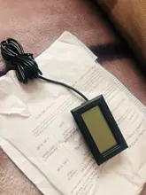 Termómetro Digital LCD para peces, refrigerador de tanque, medidor electrónico de temperatura del agua, 1M de línea, Sensor impermeable en blanco y negro, 1 Uds.