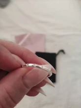 Leukry-anillo clásico para mujer, gotitas apilable de Plata de Ley 925, joyería de boda, regalo de San Valentín